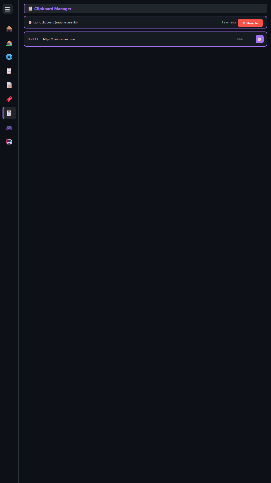 DenisControl - Clipboard Manager